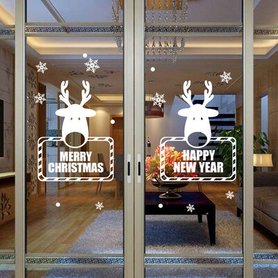 

Tailored Christmas Reindeer PAG Sticker Snow Wall Decoration Home Wall Sticker