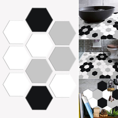 

10pcs Tile Stickers Home Floor Oil-proof Wear-resisting PVC Decoration 2023cm