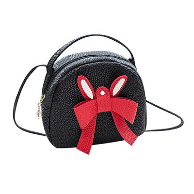 

Simple Bowknot Shoulder Small Handbags Women Girls Crossbody Leather Bags