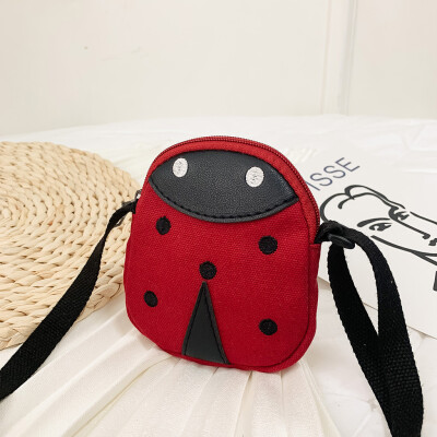 

Tailored Childrens Cute Seven Spot Ladybug Bag Shoulder Messenger Bag Coin For Child