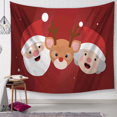 

Toponeto Christmas Tapestry Santa Print Wall Hanging Tapestry Art Home Decor