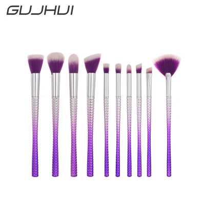 

Toponeto 10 PC Small Waist Unicorn Makeup Horn Handle Brushes Powder Cosmetic Brush Set