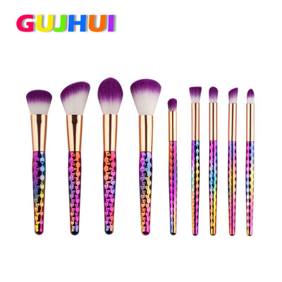 

〖Follure〗9PCS Make Up Foundation Eyebrow Eyeliner Blush Cosmetic Concealer Brushes