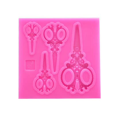 

Scissors Silicone Fondant Mold Light Clay Cake Chocolate Decorative Moulds