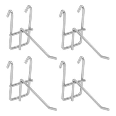 

10pcs Metal Mesh Pegboard Hook Jewelry Stores Sundries Display Rack Hanger