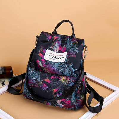 

Tailored Womens Fashion Backpack Large Capacity Computer Bag Graffiti Shoulder Bag