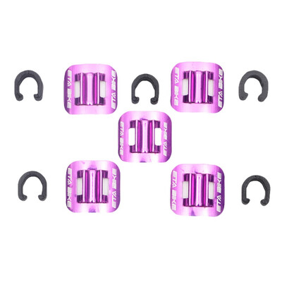 

5pcsset Bicycle Cycle MTB C-Clips Buckle Hose Brake Line Gear Cable Housing Guide Brake Deduction Bicycle Accessory Cables