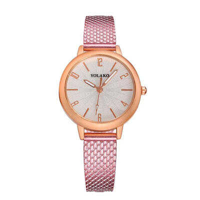 

2018 Beautiful Luxury Simple Ladies WristWatch Business Temperament Fashionable Wrist Leather Souvenir womens quartz watch D