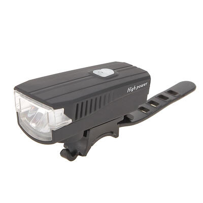 

USB Charging Bicycle Cycling LED Headlight 120dB Electric Bell Horn Light
