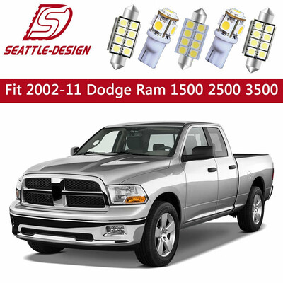 

14x White Led Dome Interior Light Package Kit For 2002-2010 Dodge Ram 1500 2500