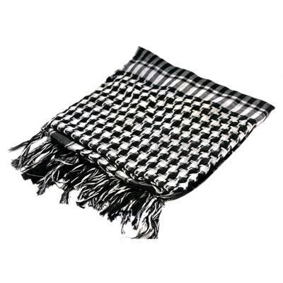 

Windproof Mili-tary Arabian Shemagh Desert He-ad Neck Scarf Cover Fringed Shawl Muffler Outdoor Arab Wrap Mask