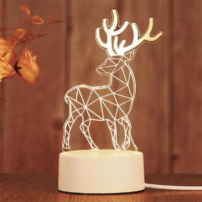 

New 3D Lamp Table Night Light Cartoon Toy Cat