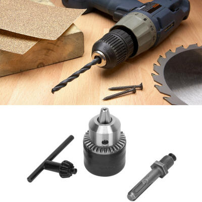 

Greensen 15-13mm 12-20UNF Key Type Drill Chuck with SDS Round Shank Adapter Electric Hammer Converter