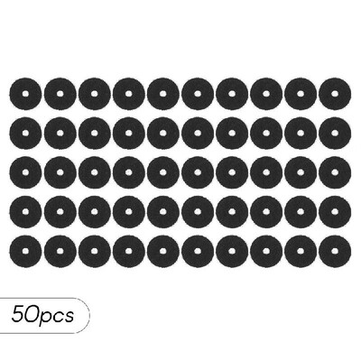 

50pcs Guitar Strap Felt Button Washers Locks Blocks Guitar Parts Accessories