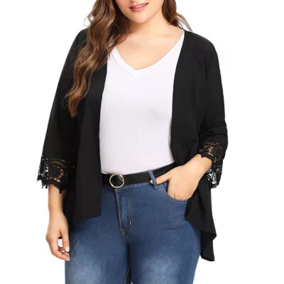 

Solid Color 34 Length Sleeve Loose Cardigan