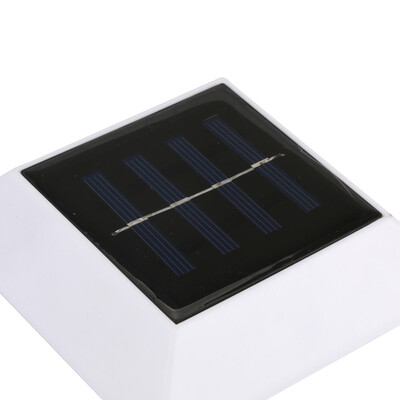 

〖Follure〗4 LED Solar Power Garden Outdoor Fence Light lobby Yard Wall Gutter Pathway Lamp