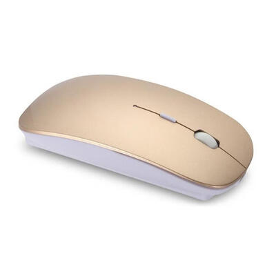 

24G Wireless Mouse With Nano Receiver 1600 DPI Slim Noiseless Rechargeable Mouse For WIN1078 MAC Android XP System