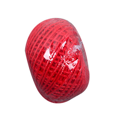 

50m Colorful Jute Twine Hemp Rope String Packing Wrapping Ribbon Crafting Cord for Arts Crafts DIY Gift