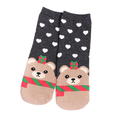 

Autumn Winter Warming Breathable Christmas Santa Claus Deer Bear Snowman Adult Cotton Cartoon Socks