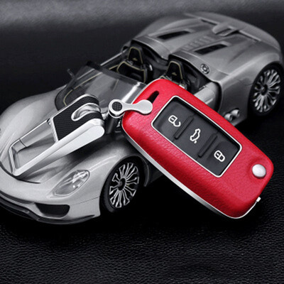 

Car Key Case Keychain For Volkswagen Sagitar Tiguan LaVida Bora Skoda POLO Gran Lavida Car Key Cover Shell