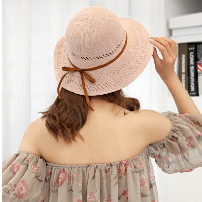 

New womens summer travel breathable sunhat beach sun hat beach outdoor UV protection hat