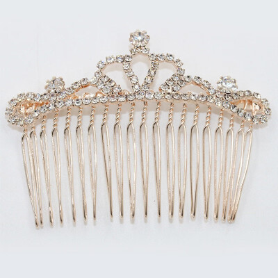 

Wedding Hair Accessories Clips Romantic Crystal Pearl Flower HairPin Rhinestone Tiara Bridal Crown Hair Pins Bride Hair comb