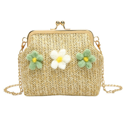 

Tailored Women Ladies Girls Fashion Flower Straw Shoulder Handbag Purse Crossbody Bags