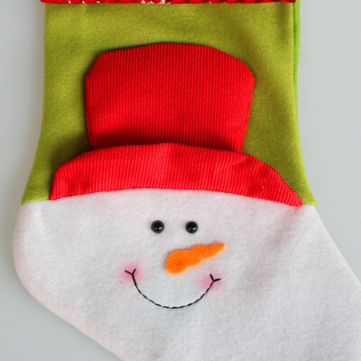 

〖Follure〗Christmas Gift Candy Bag Merry Christmas Santa Claus Snowman Sock Decor