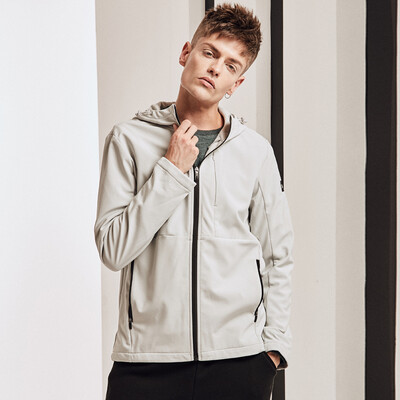 

361 degrees mens 2018 winter new velvet windbreaker new warm windbreaker 651844601-1 glacier gray 3XL