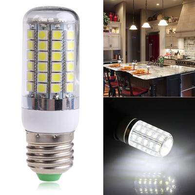 

E27 5W 69SMD 5050 LED Spot Light Corn Lamp Bulb Warm Cool White wCover
