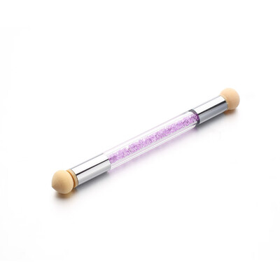 

Toponeto Set Glitter Powder Picking Dotting Gradient Pen Brush 2 Sponge Nail Art Tools