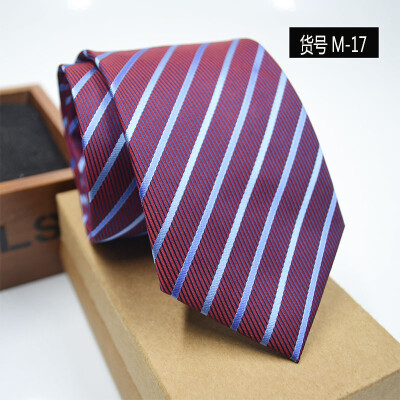 

Business casual professional mens tie South Korea silk arrow jacquard striped tie wholesale custom tie