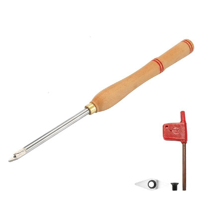 

Alloy Steel Lathe Wood Turning Tool Carbide Insert Wrench Cutter Tools Square Shank With Wood Handle Woodworking Tool