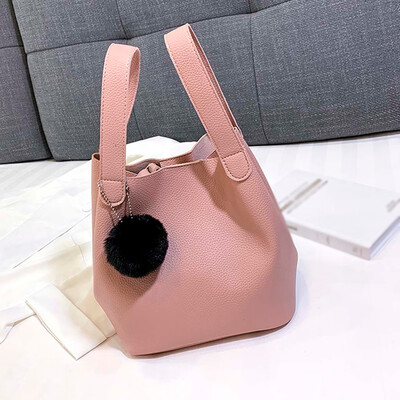 

Tailored Womens Fashion Solid Color Handbag Casual Large Capacity Shoulder Bag