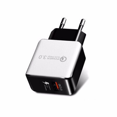 

QC3 0 USB Wall Charger Adapter Fast Charging For XIAO MI HUA WEI IPHONE