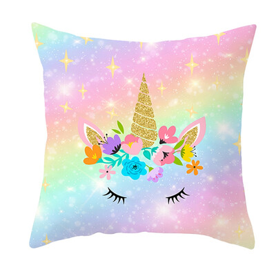 

26 Pattern Fashion 1818 Cartoon Cute Unicorn Cushion Cover Pillow Case Home Sofa Decor
