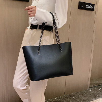 

Chic retro large-capacity bag female 2019 new wave Korean version of the wild shoulder portable fashion leisure bucket bag