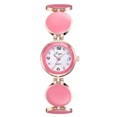 

Womens bracelet watch foreign trade explosion models new fashion wild quartz watch summer female student dot watch bracelet watch