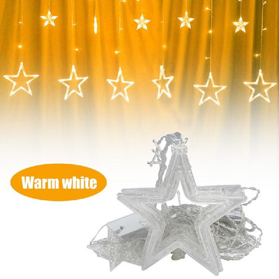 

Curtain Lamp Christmas Star Curtain Lights Decorative Lights 220V Light Decoration