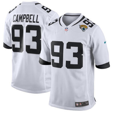 

Youth Football Jersey Jacksonville Jaguars Calais Campbell White New 2018 Game Jersey