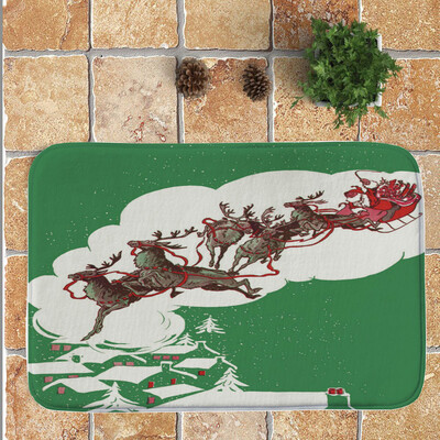

〖Follure〗Merry Christmas Welcome Doormats Indoor Home Carpets Decor 40x60CM