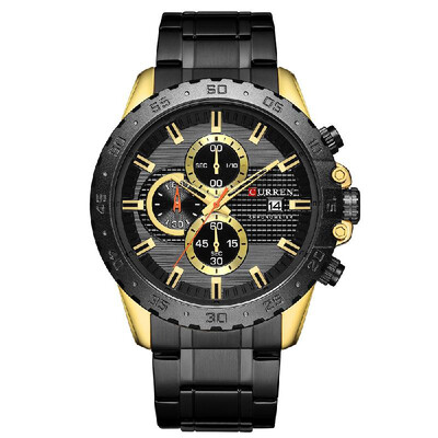 

CURREN 8334 Man Watch Man Sport Watch Man Waterproof Outdoor Wristwatch Man Watch Man Quartz Business Watch Male Watch for Men