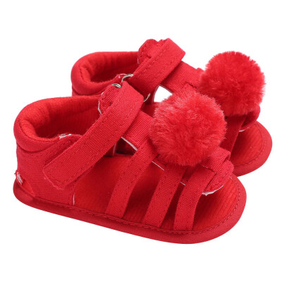 

Infant Baby Baby Girls Shoes Ball Soft Crib Summer Sandals Shoes