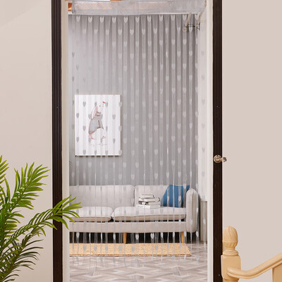 

Siaonvr 50x200cm Love Heart String Curtain Window Door Divider Sheer Curtain Valance