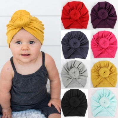 

US Baby Newborn Girl Infant Toddler Bowknot Beanie Cute Hat Hospital Cap Comfy