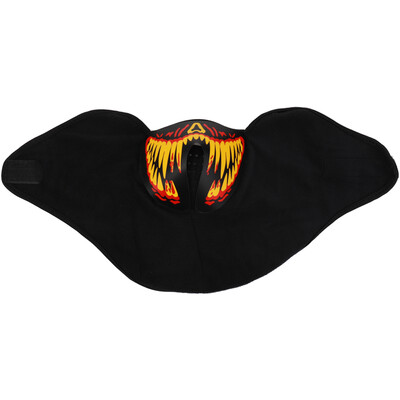 

Flannelette LED Voice-activated Glow Mask Festival Performance Party EL Masks with Battery Case