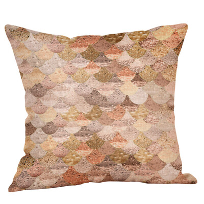 

〖Follure〗Geometric Printed Cotton Linen Throw Pillow Cases Sofa Cushion Cover Home Decor