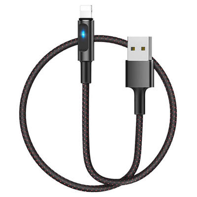 

HOCO U47 Smart Auto Power-Off USB Data Charging Cables Mobile Phone Lightning Cable For Apple IPHONES-12m