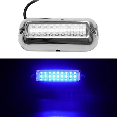 

Underwater Pontoon Marine Boat Transom Lights 27LED Blue Light 50W Stainless Steel