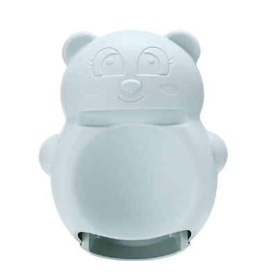 

Cartoon Bear Double Drawer Fruit Plate Lazy Fruit Tray Mobile Phone Bracket Blackwhite